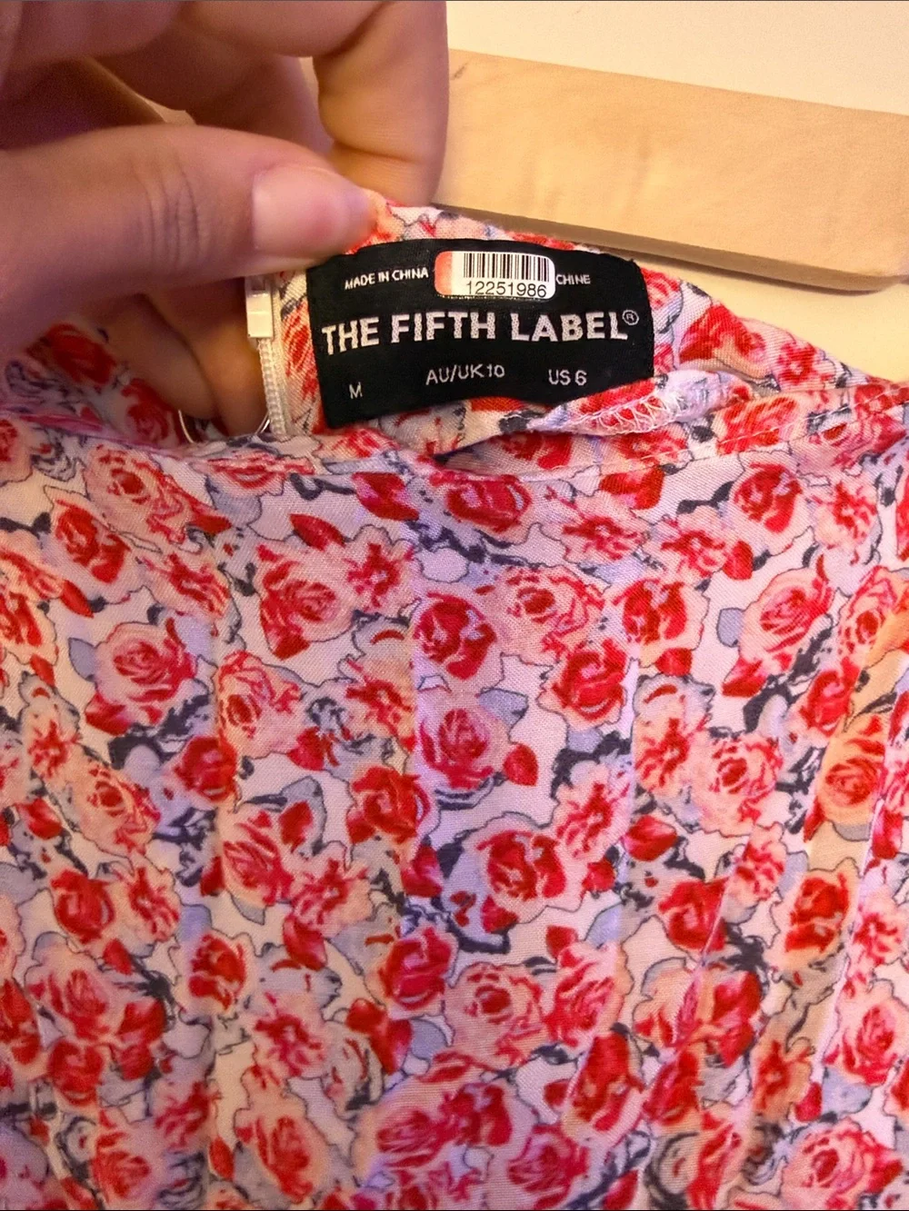 The Fifth Label Red Floral Maxi Skirt